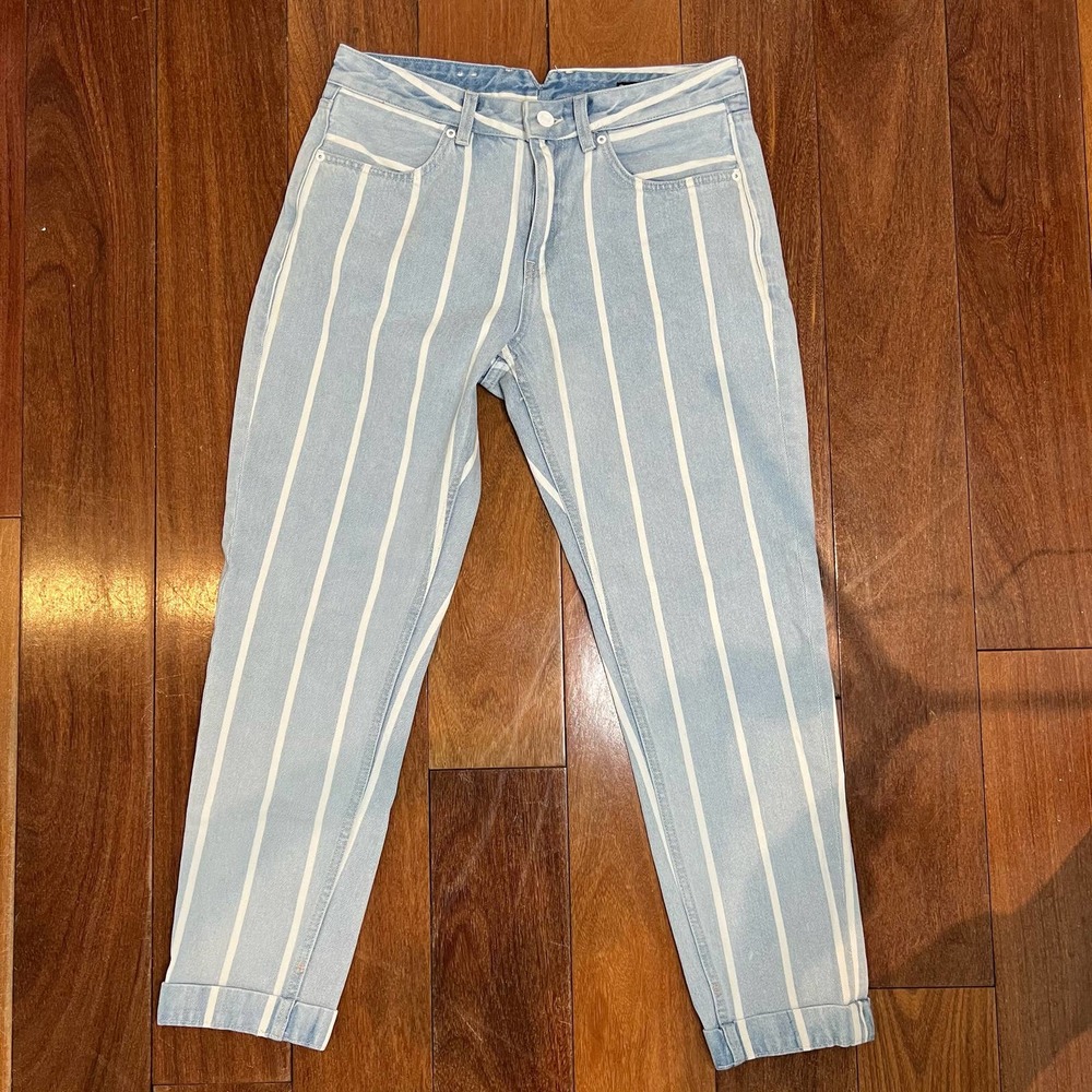 Scotch & soda bandit boyfriend jeans white stripes